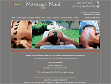 Tablet Screenshot of massage-maui.com